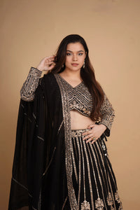 Shadow Lehenga Lehenga