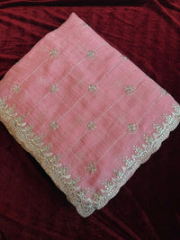 Chanderi silk Saree - Lavender Pink - saree