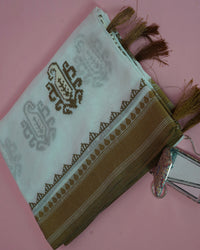 Cotton Saree Brown saree