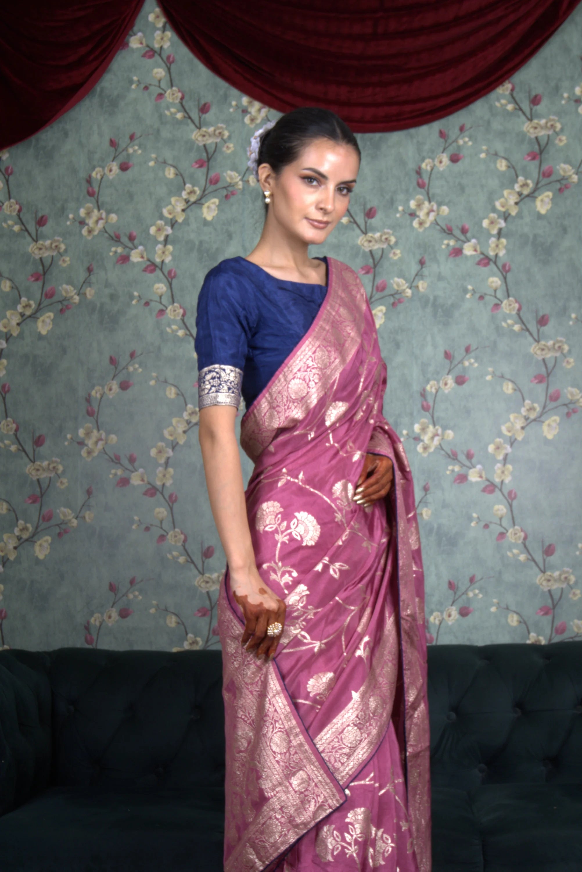 Indira Pink Saree