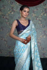 Neelambari Blue Saree