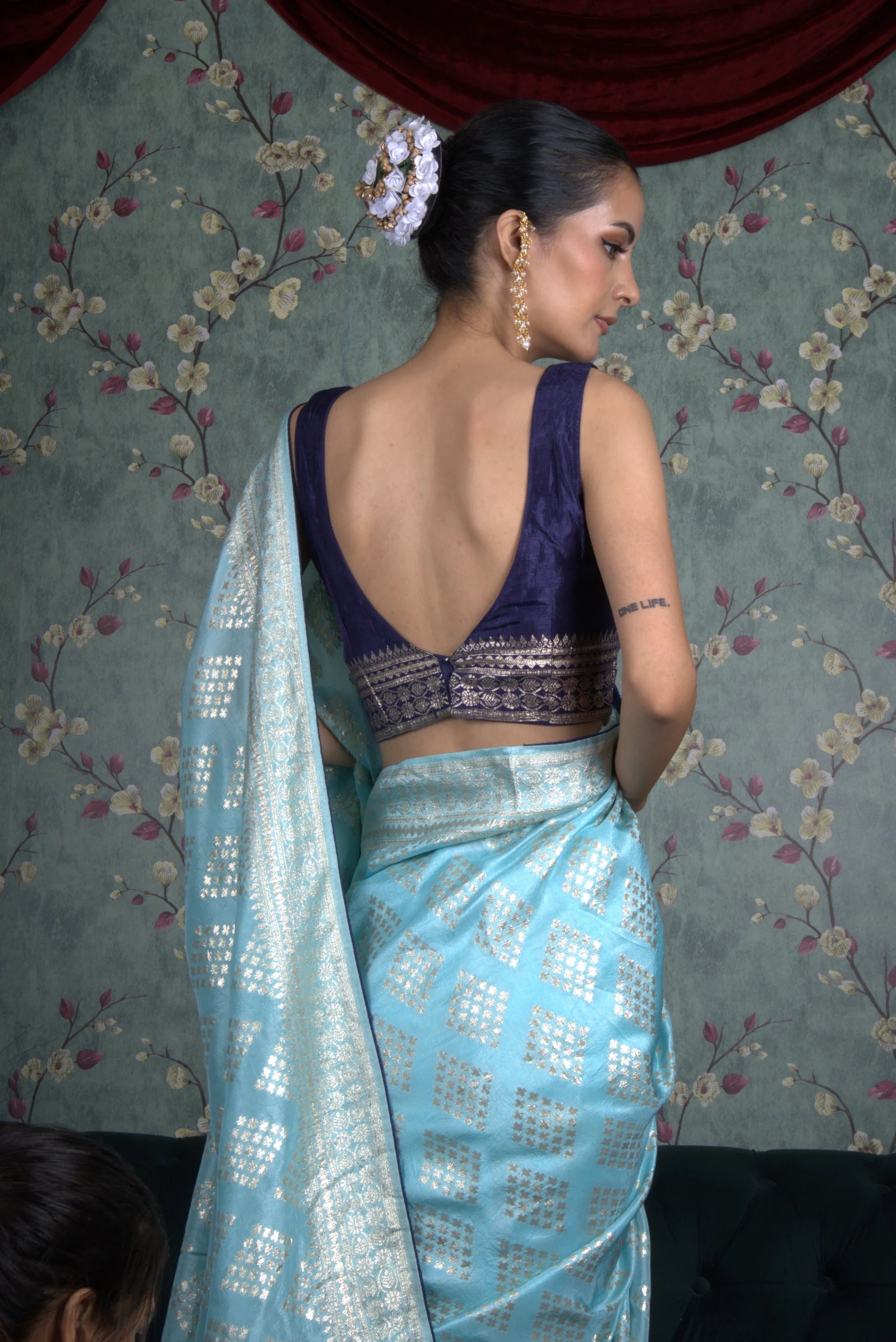 Neelambari Blue Saree