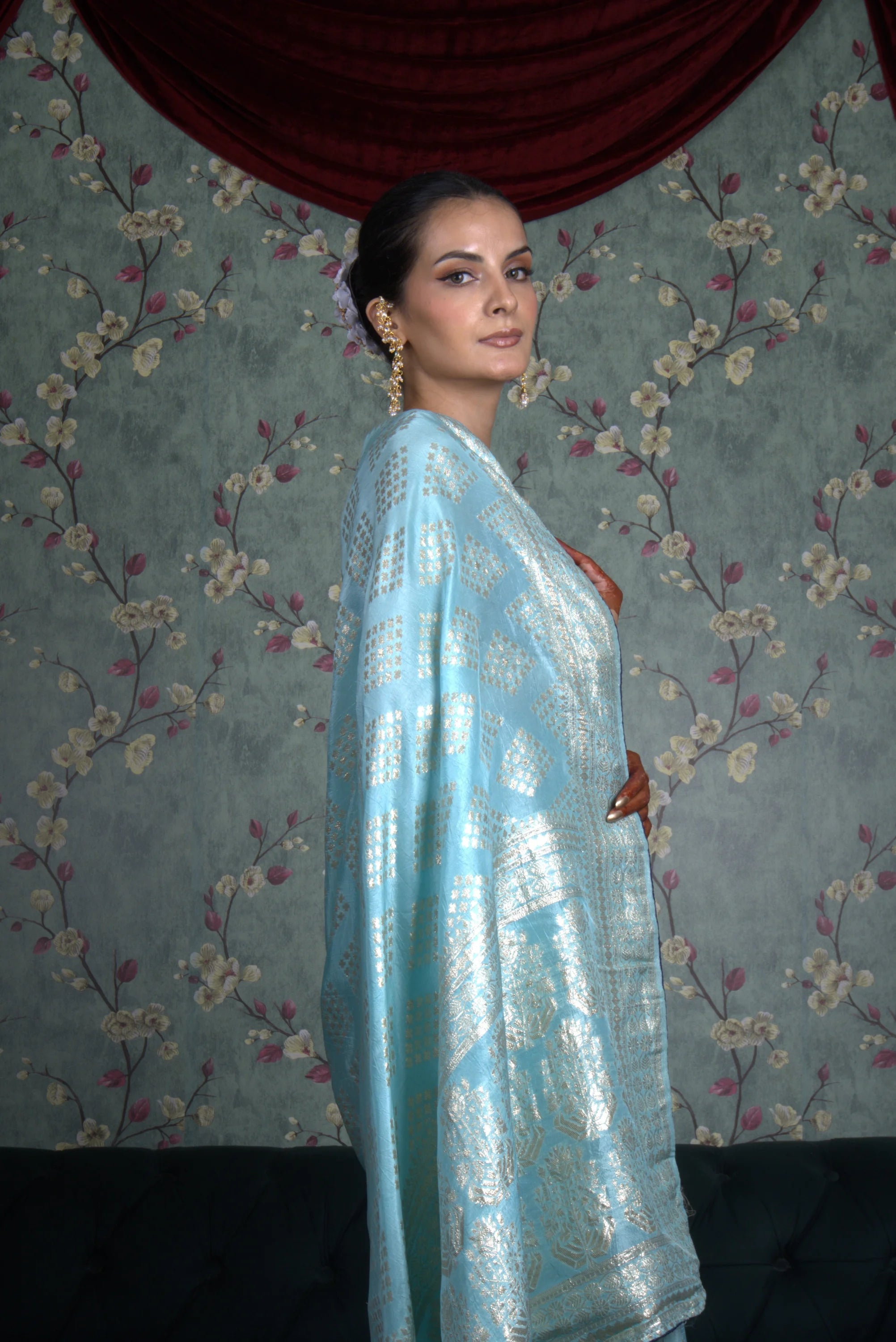 Neelambari Blue Saree