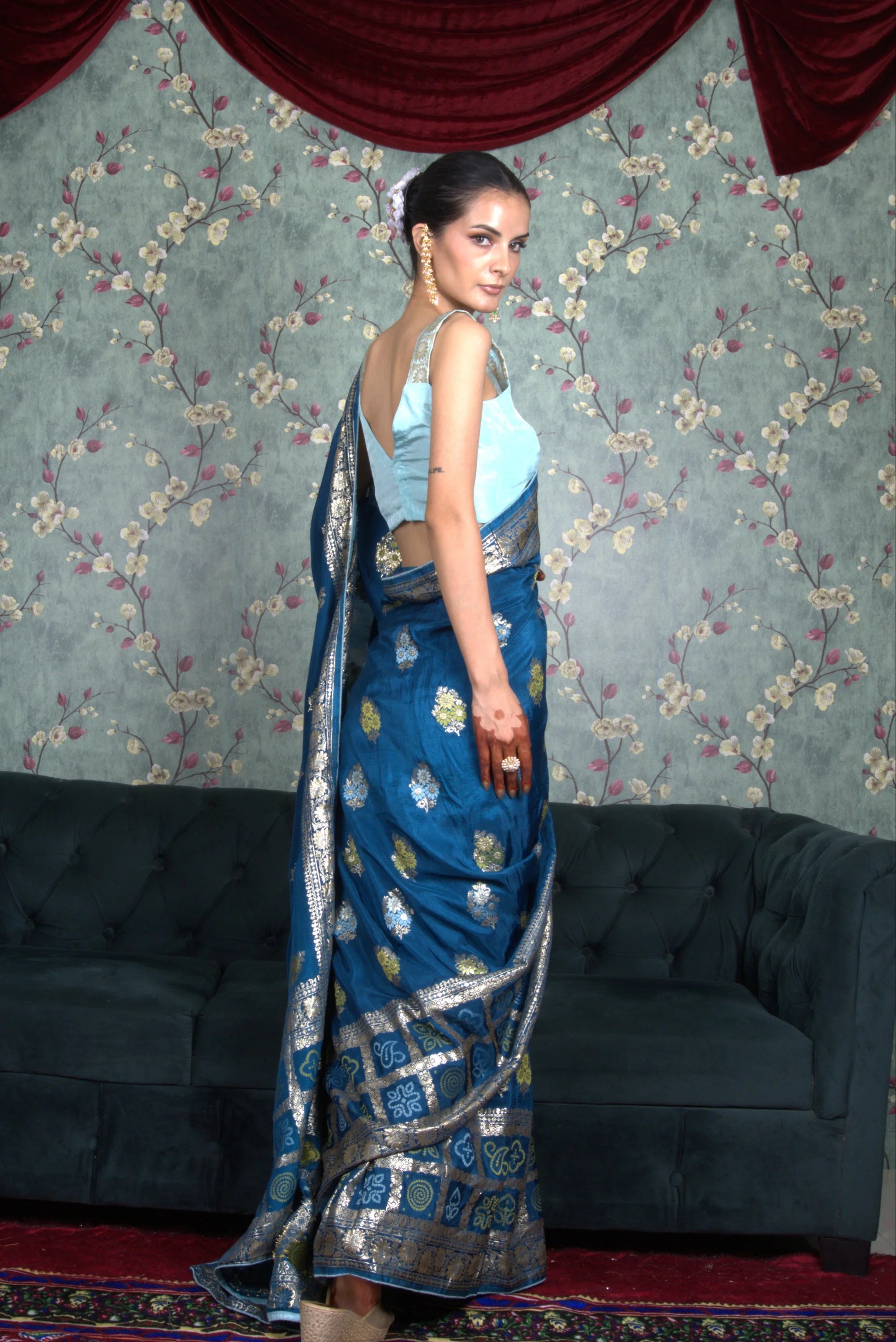 Neelima Blue Saree