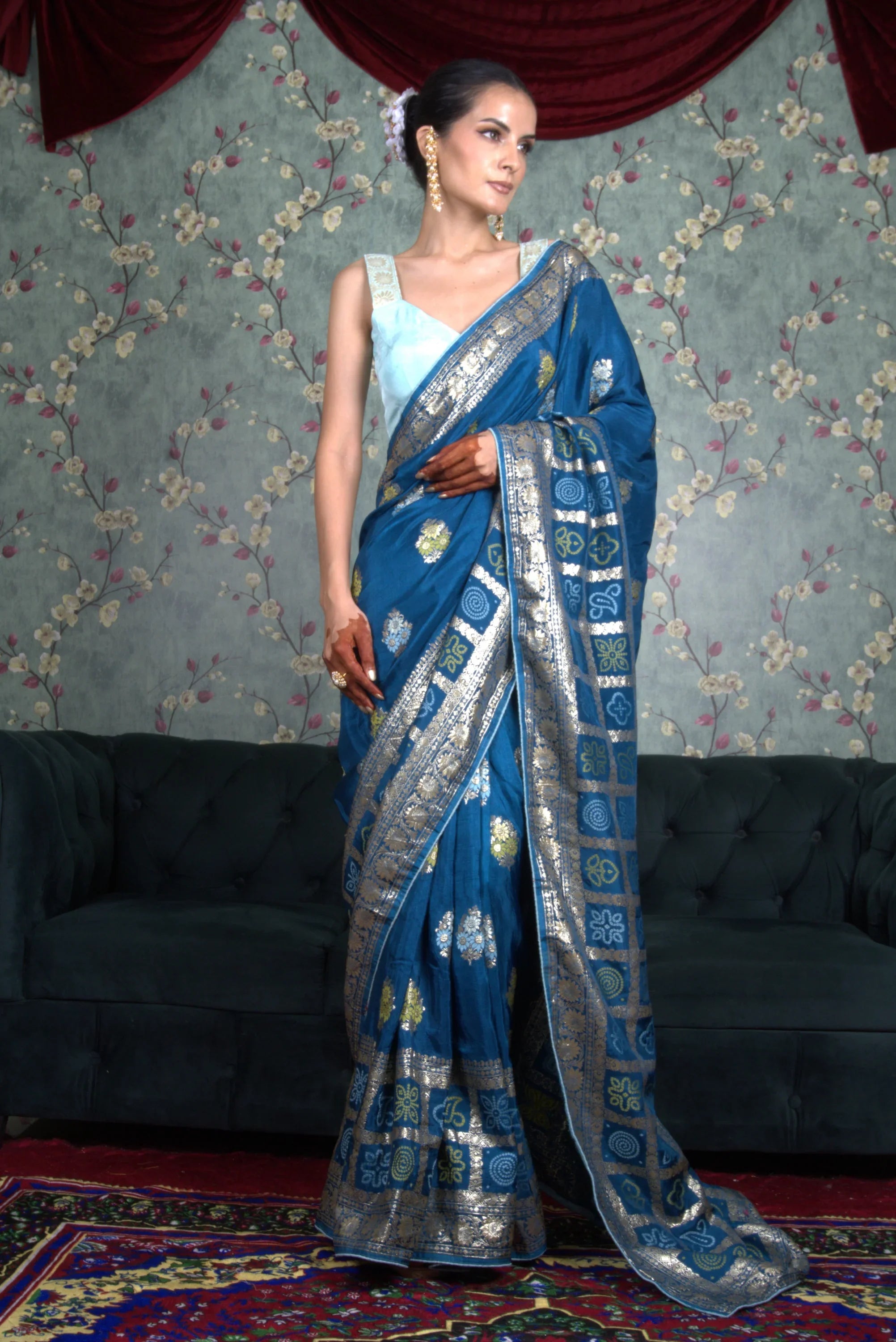 Neelima Blue Saree