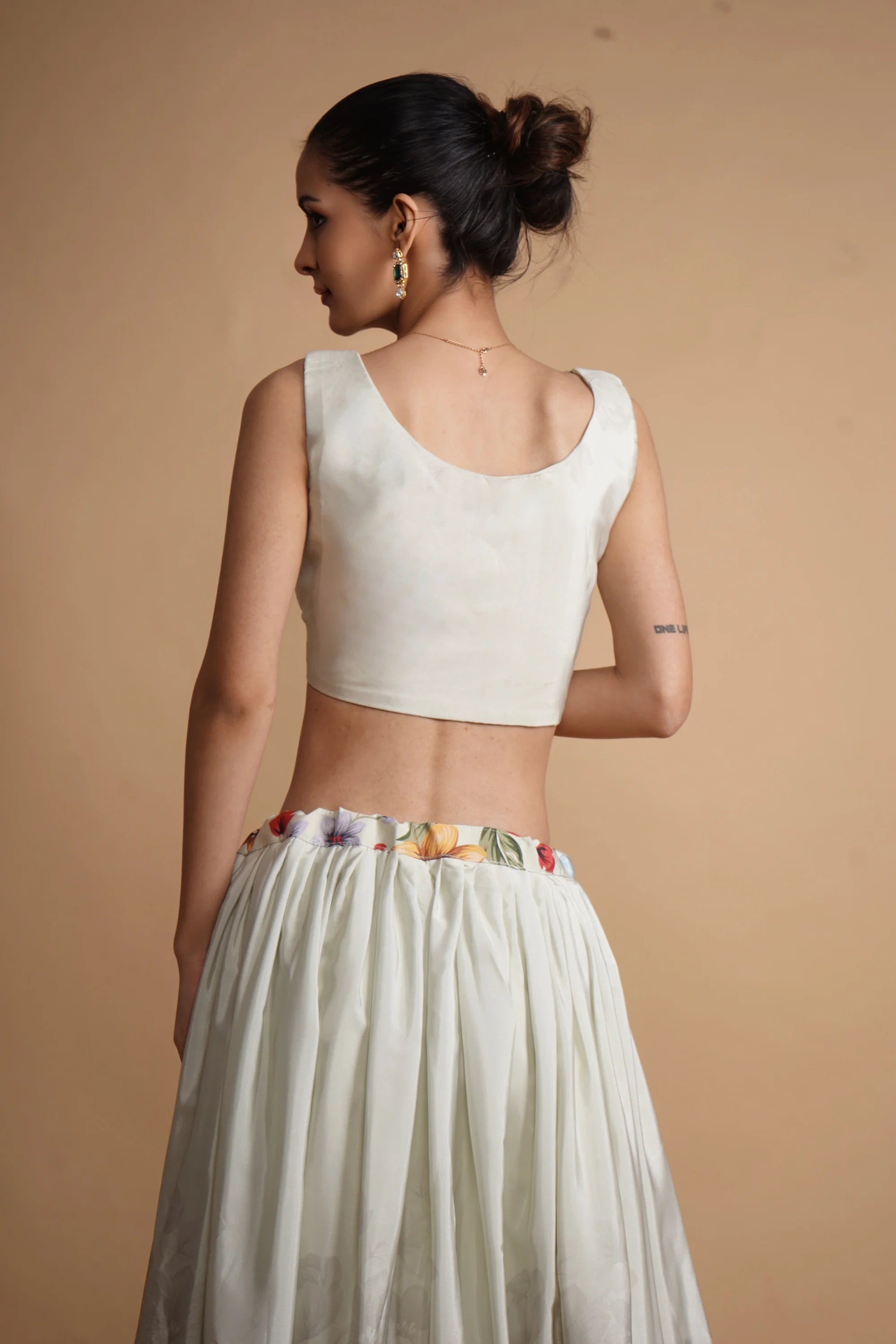 Pastel Floral Lehenga Lehenga