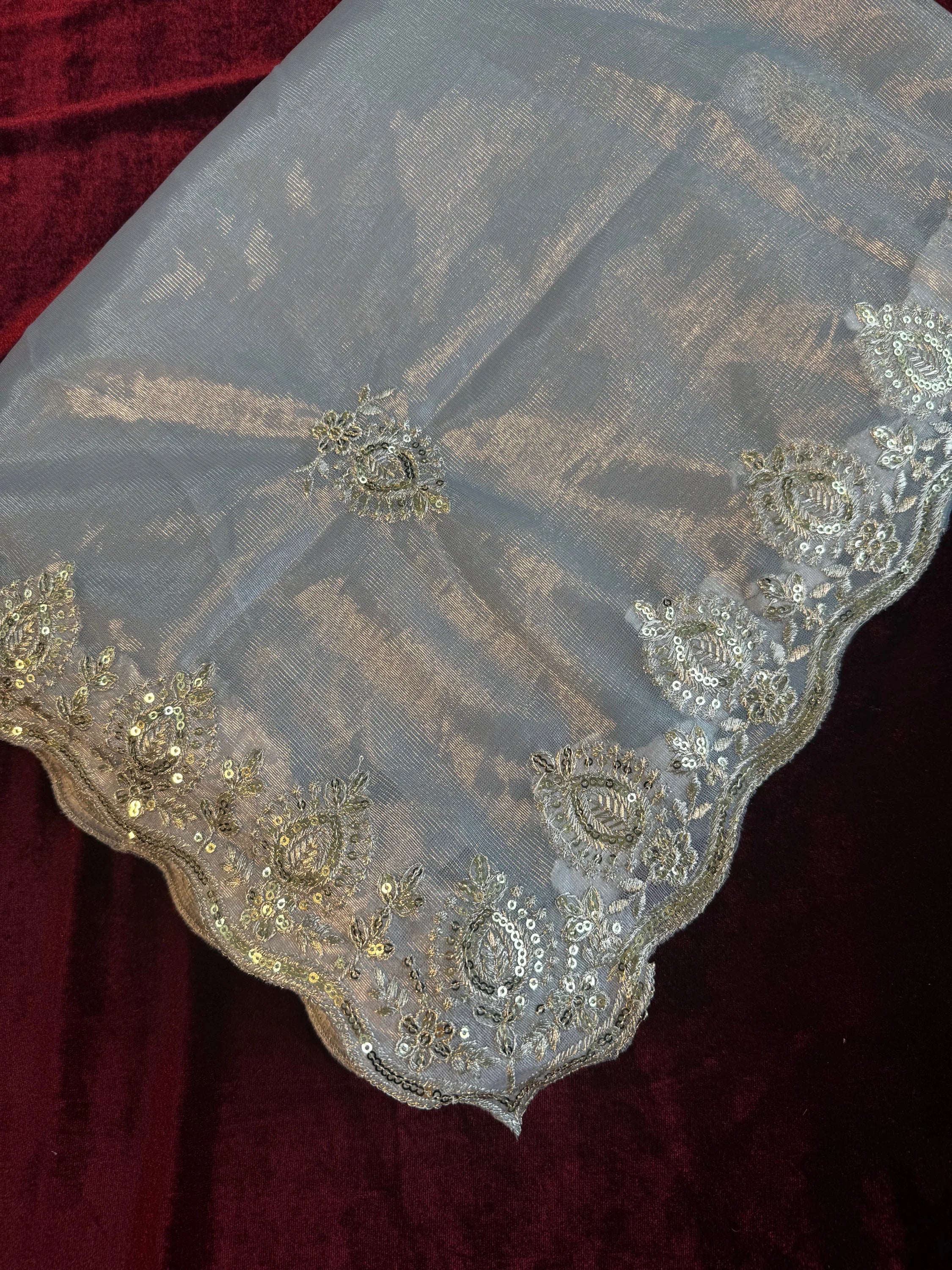 Pastel Sarees With Embroidery - saree