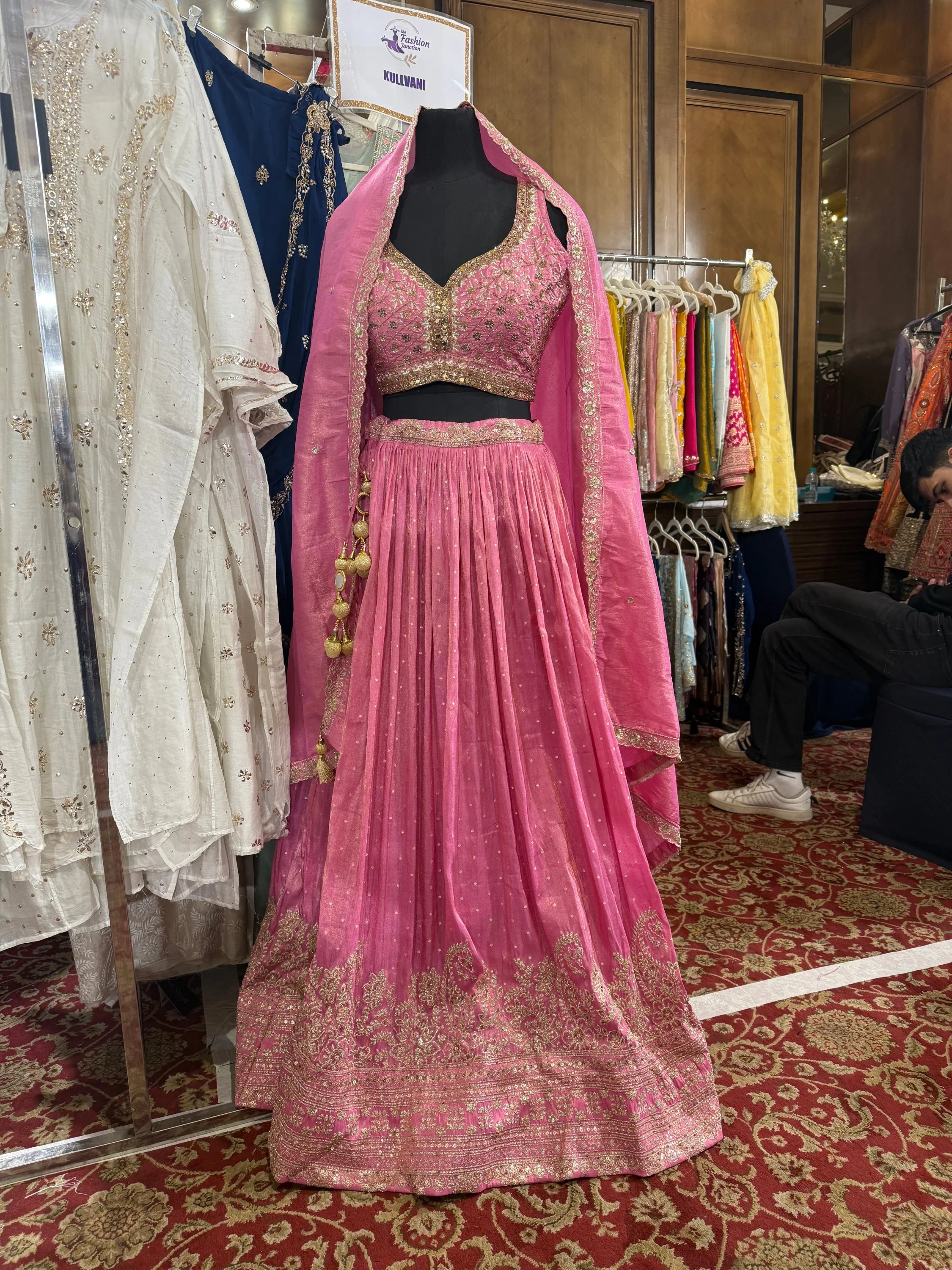 Rich Pink Lehenga - Lehenga