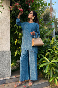 Blue co-ord set - L - Co-ord set