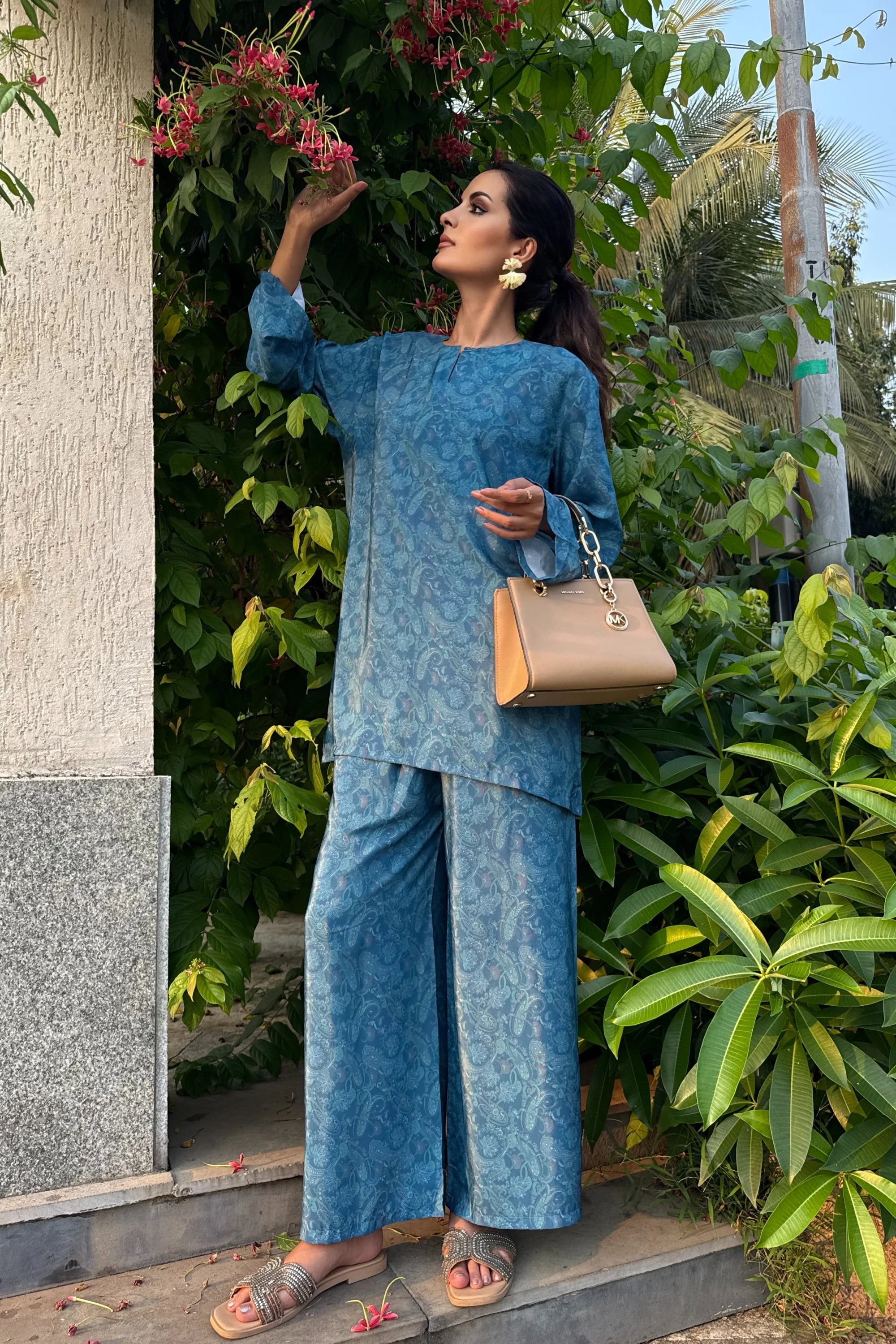 Blue co-ord set - L - Co-ord set