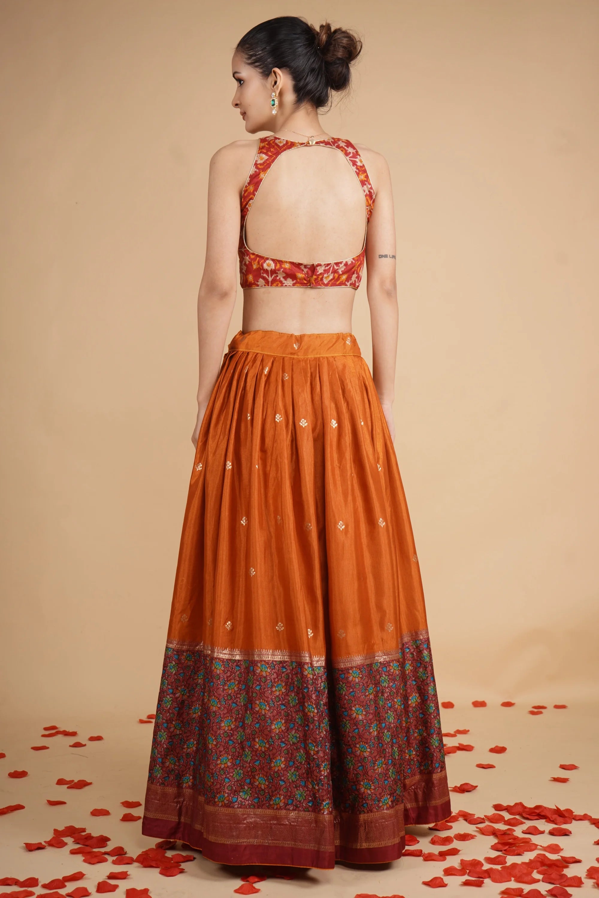 Brown Royal Lehenga Lehenga