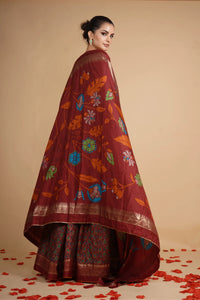 Brown Royal Lehenga Lehenga