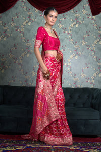 Gulabi Saree