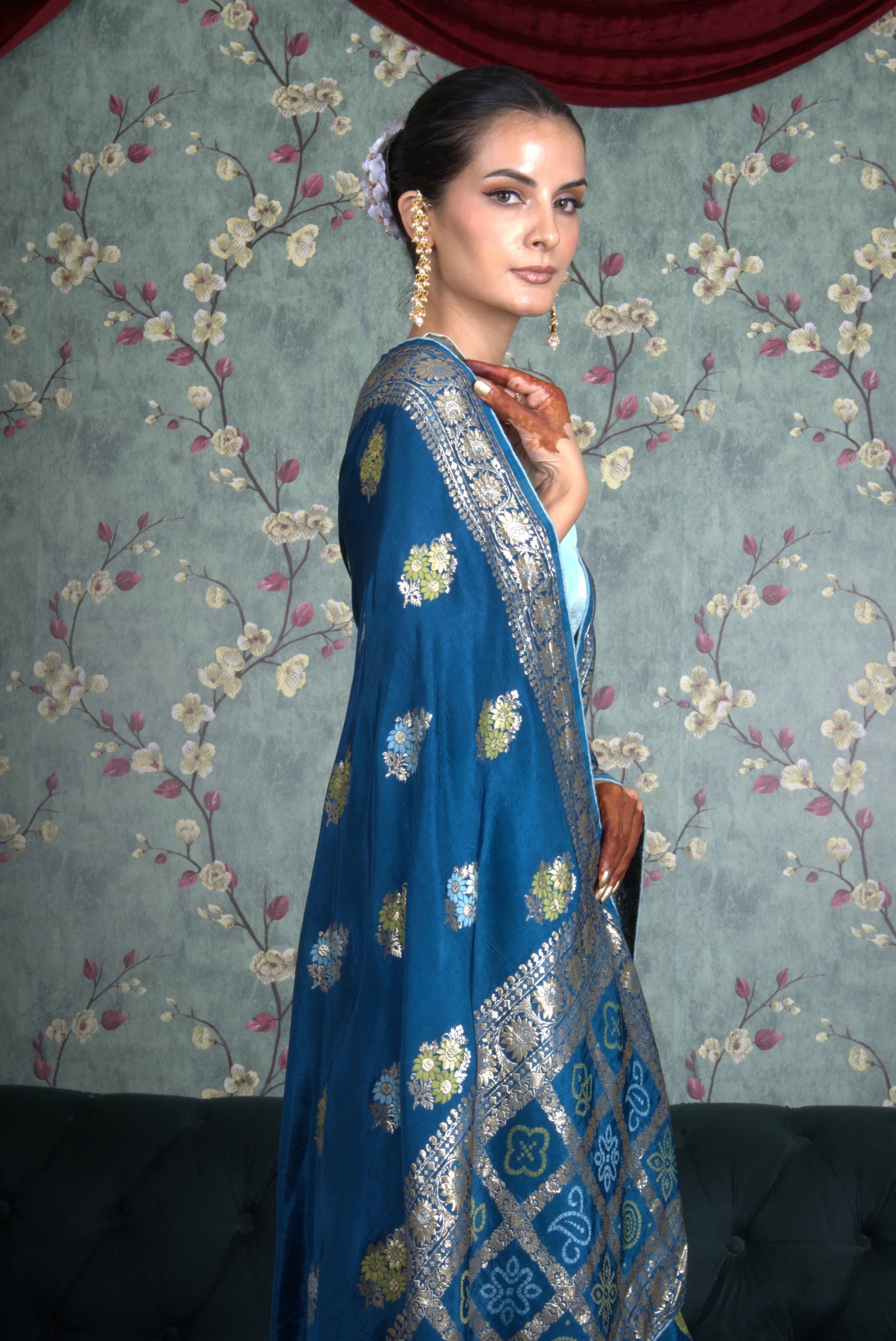 Neelima Blue Saree