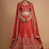 Red Bridal Lehenga