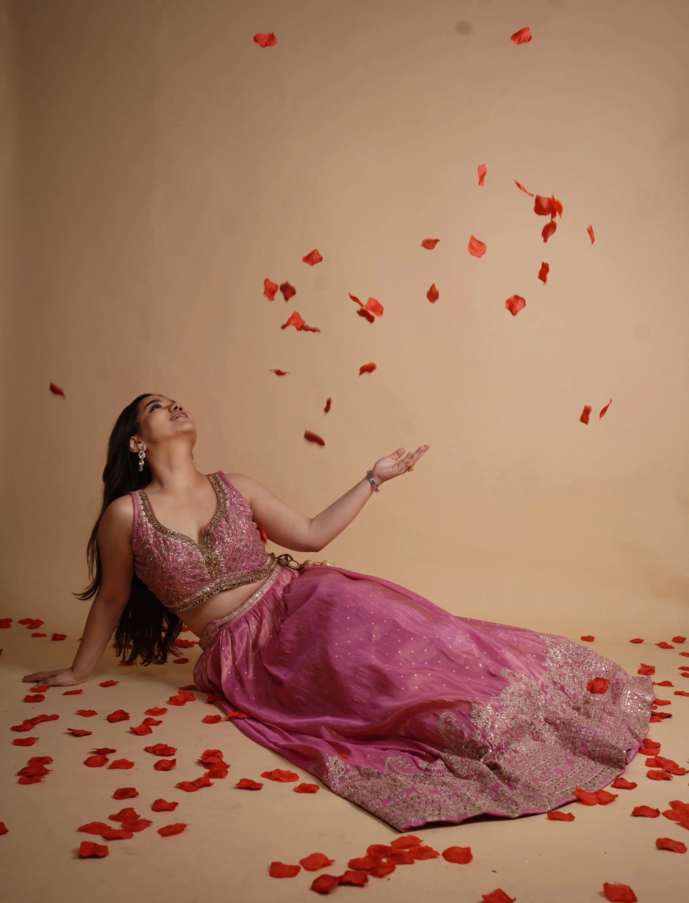 Rich Pink Lehenga
